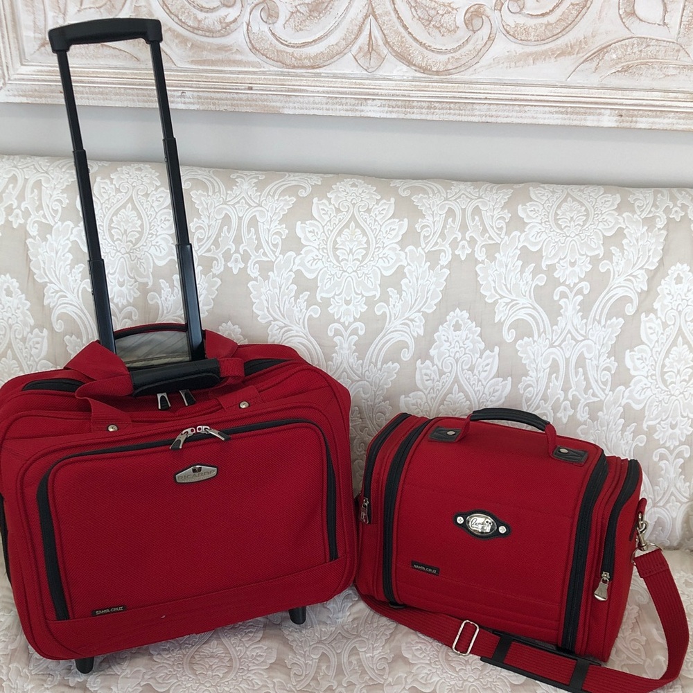 Ricardo Beverly Hills Santa Cruz Carry On Luggage Bundle Lot of 2 Please Read